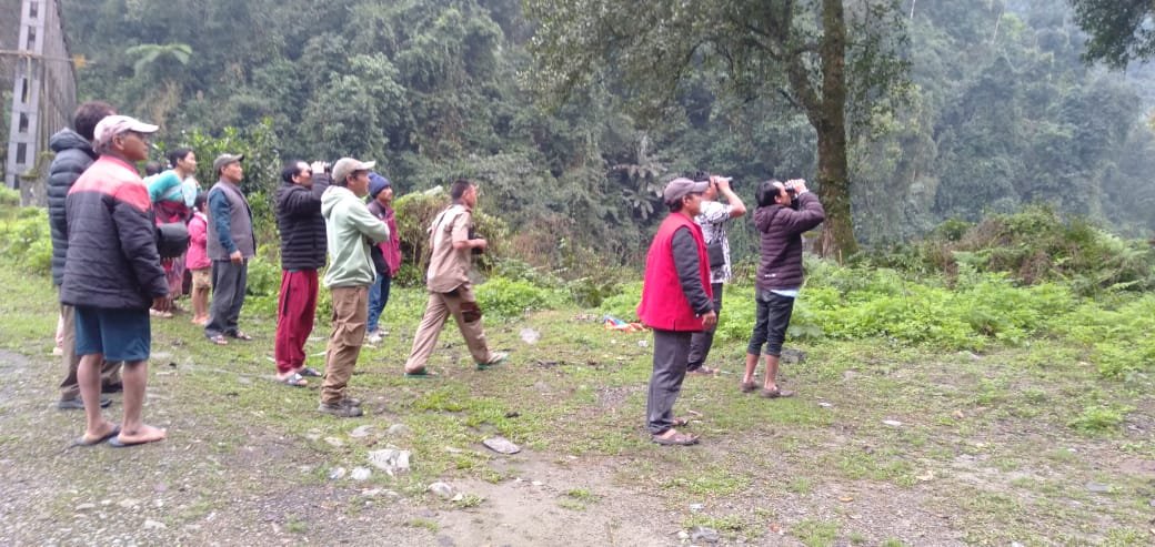 Bird watching participation by villagers
